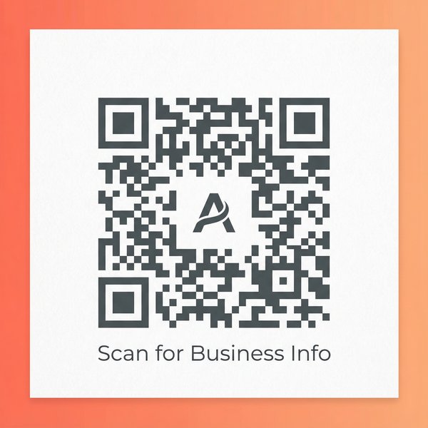 黄色仓库商务二维码